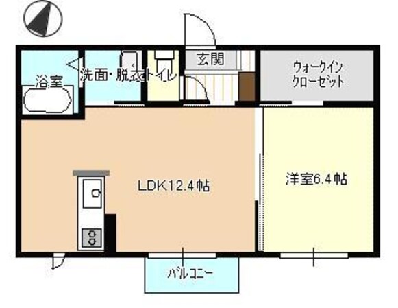 クラヴィエントⅠの物件間取画像